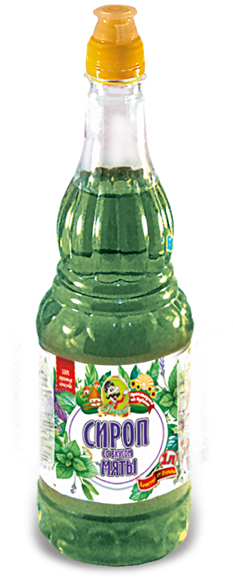 картинка Сироп со вкусом Мяты 1 л от Кубанского производителя натуральных специй и приправ  Перцов