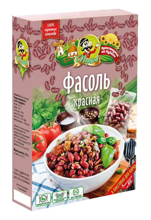 картинка Фасоль красная пёстрая от Кубанского производителя натуральных специй и приправ  Перцов