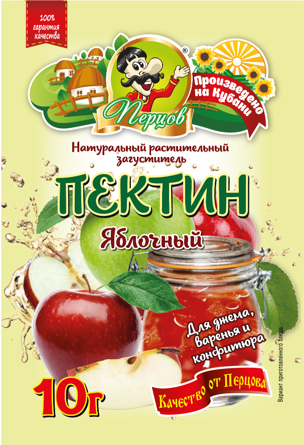 картинка Пектин яблочный 10 г от Кубанского производителя натуральных специй и приправ  Перцов