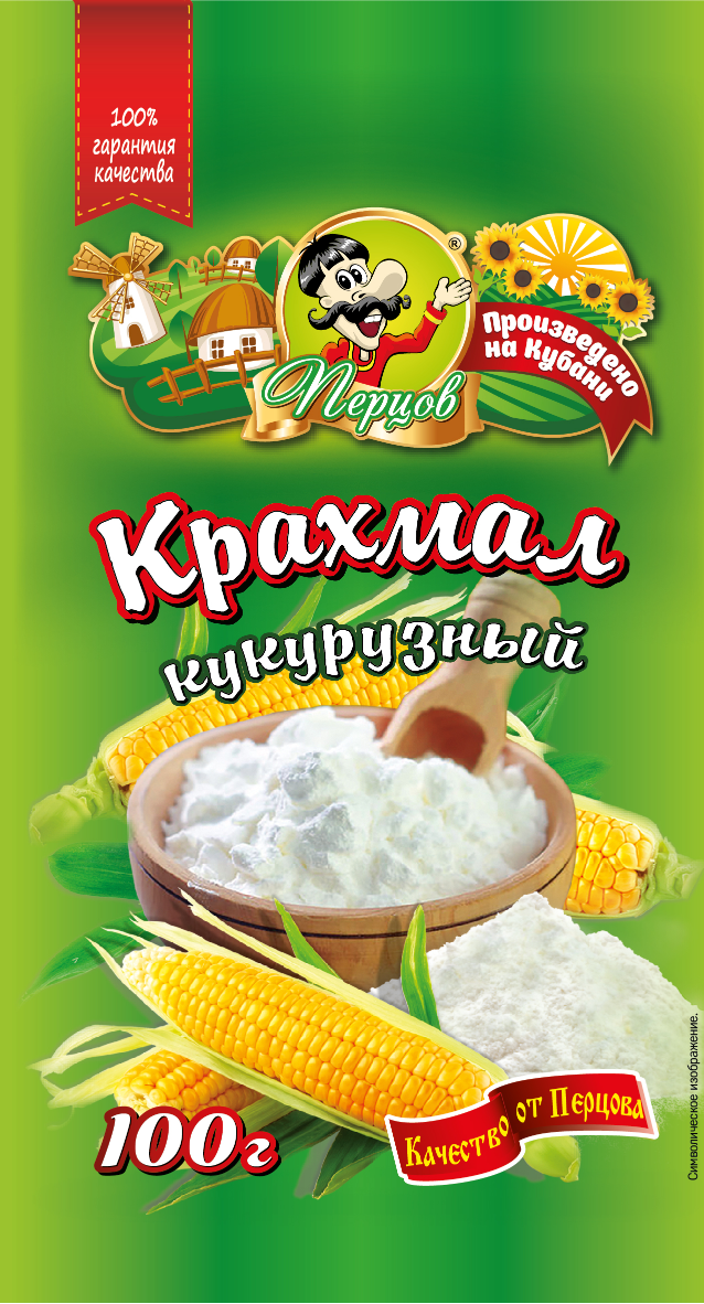 картинка Крахмал кукурузный 100 г от Кубанского производителя натуральных специй и приправ  Перцов