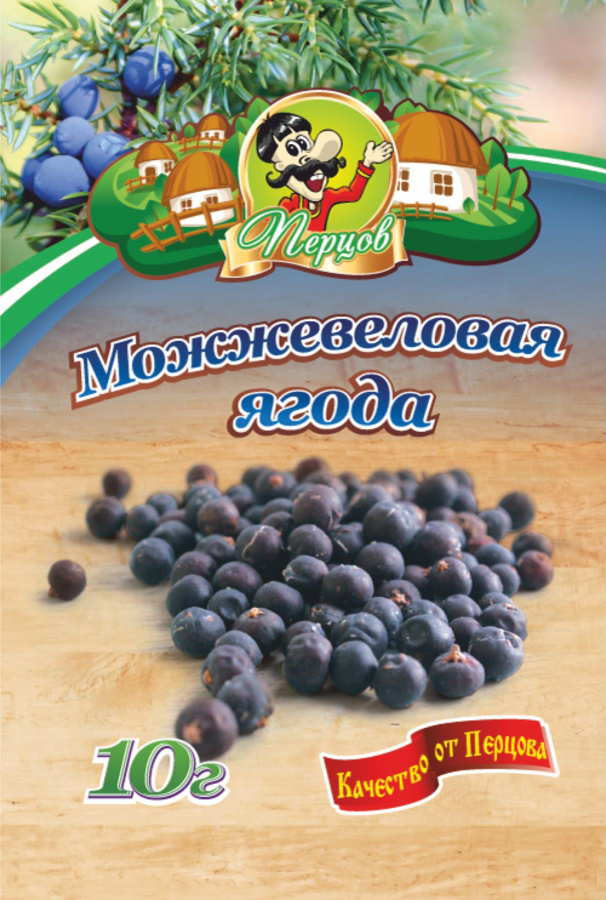 картинка Можжевеловая ягода 10 г от Кубанского производителя натуральных специй и приправ  Перцов